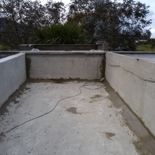 Impermeabilización de piscina, Medellín, Marzo de 2019