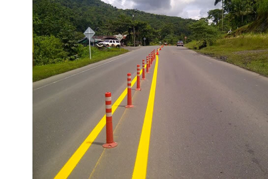 delineado de carretera